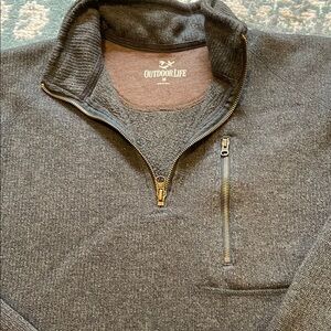 Outdoor Life Men's Gray Sweater